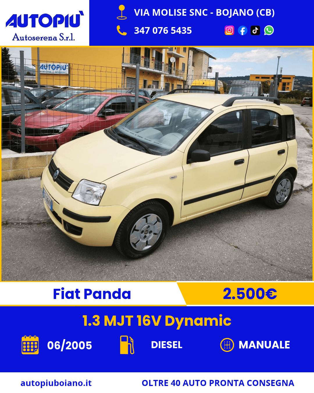 FIAT PANDA GIALLA