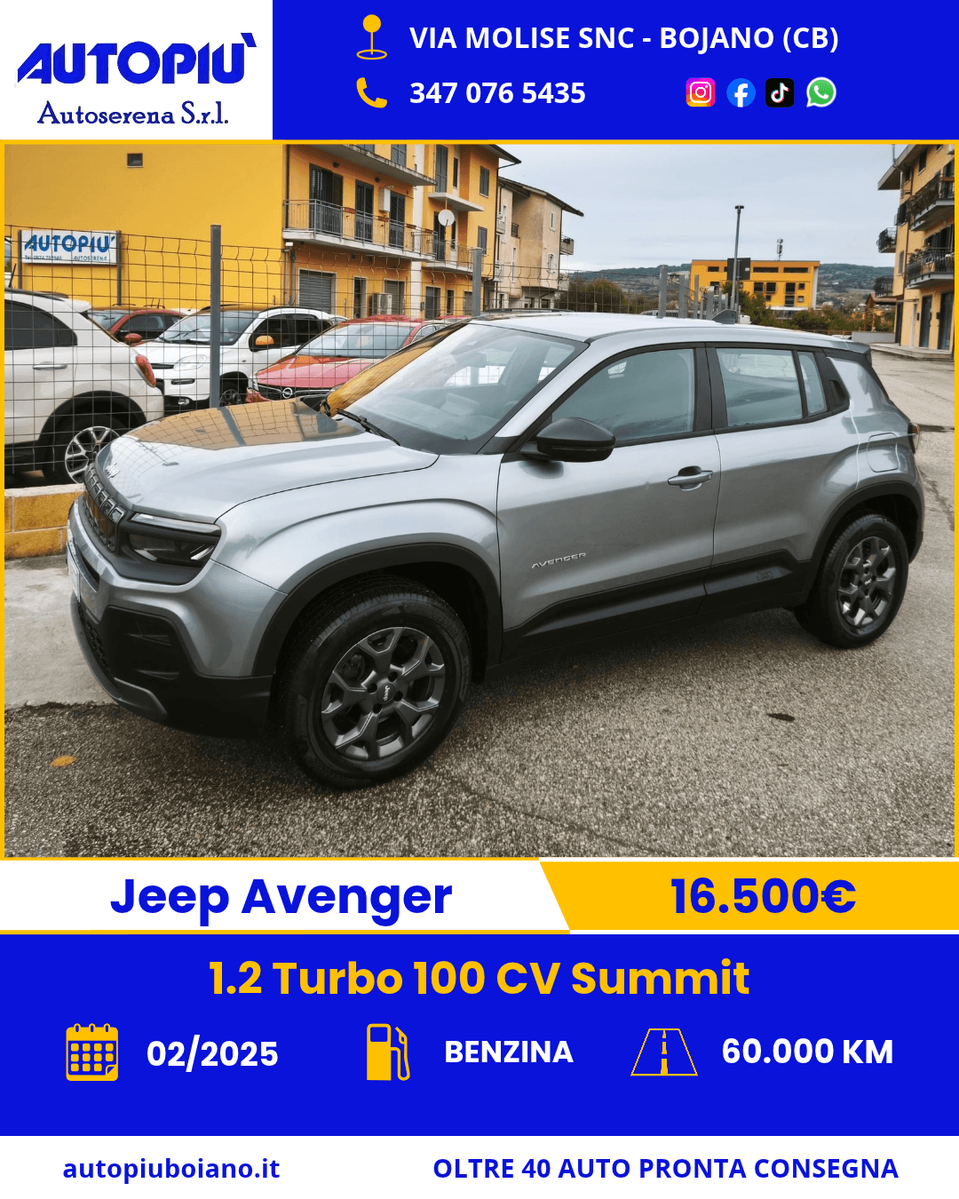 avenger grigia